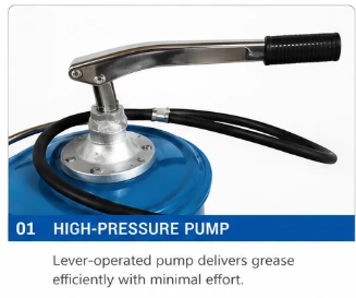 25L Portable Hand-Operated Grease Pump Dispenser With Wheels & Trolley suppliers 25L Portable Hand-Operated Grease Pump Dispenser With Wheels & Trolley suppliers