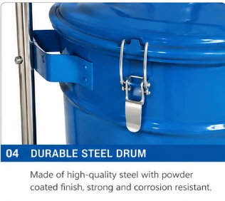 25L Portable Hand-Operated Grease Pump Dispenser With Wheels & Trolley high quality 25L Portable Hand-Operated Grease Pump Dispenser With Wheels & Trolley high quality